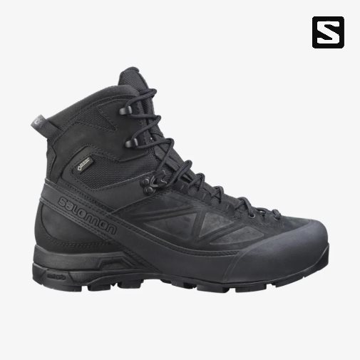 Black Salomon X Alp GTX Forces Men's Tactical Boots | IE HB7596